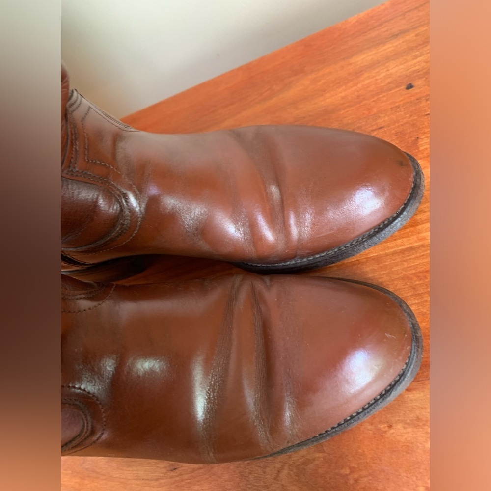 Double H Brown Cowboy & Western Boots - Picture 2 of 9